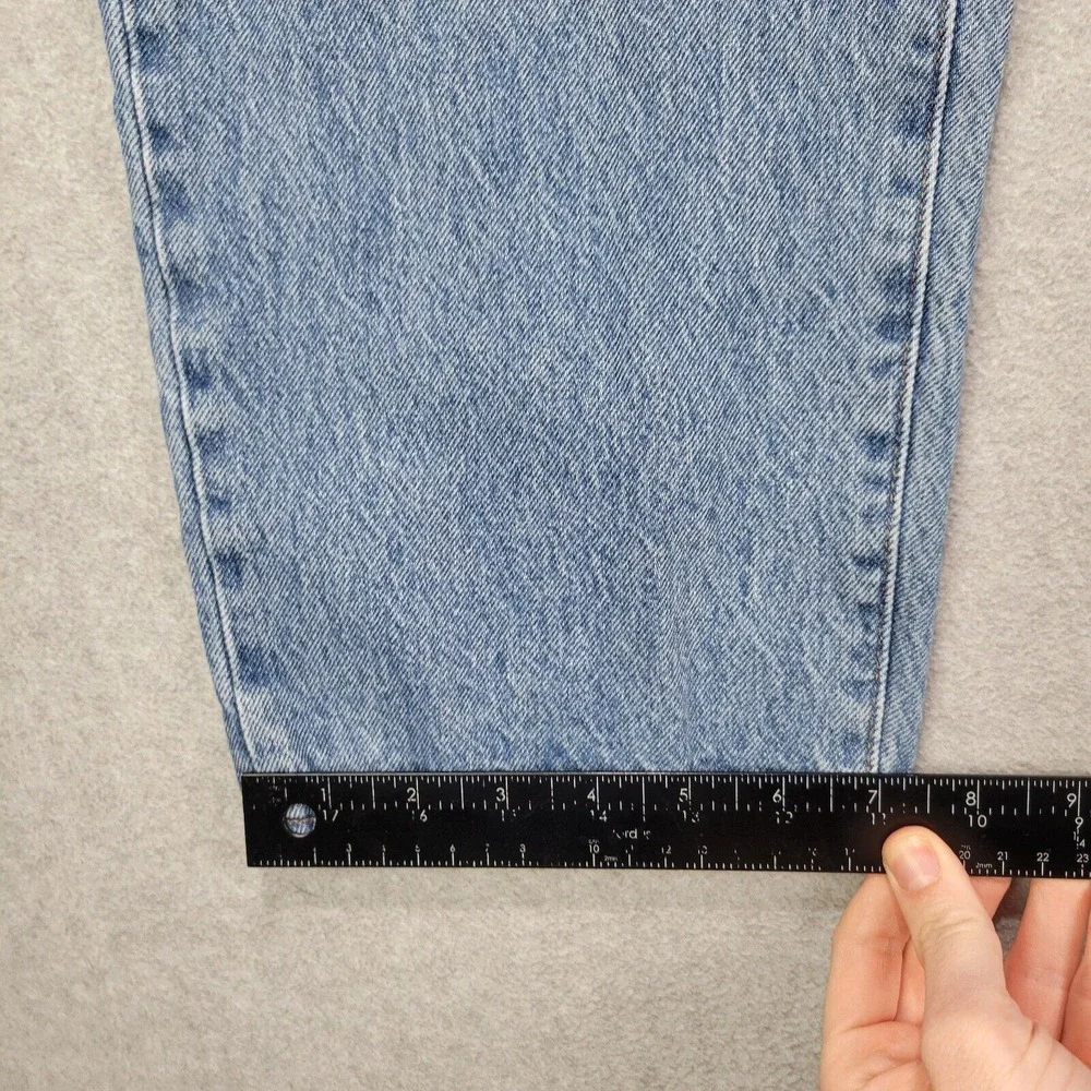 Madewell Womens The Dad Jeans Relaxed Straight Size 28 (Fits 30x27) Blue Classic